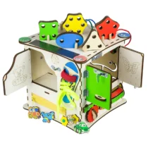 Бізікуб будиночок розвивальний GoodPlay 25х25х25 см (K104)