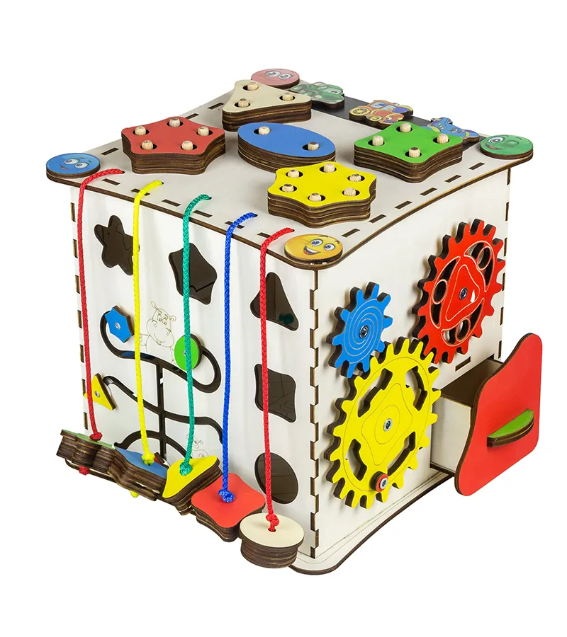Бізікуб будиночок розвивальний GoodPlay 25х25х25 см (K104)