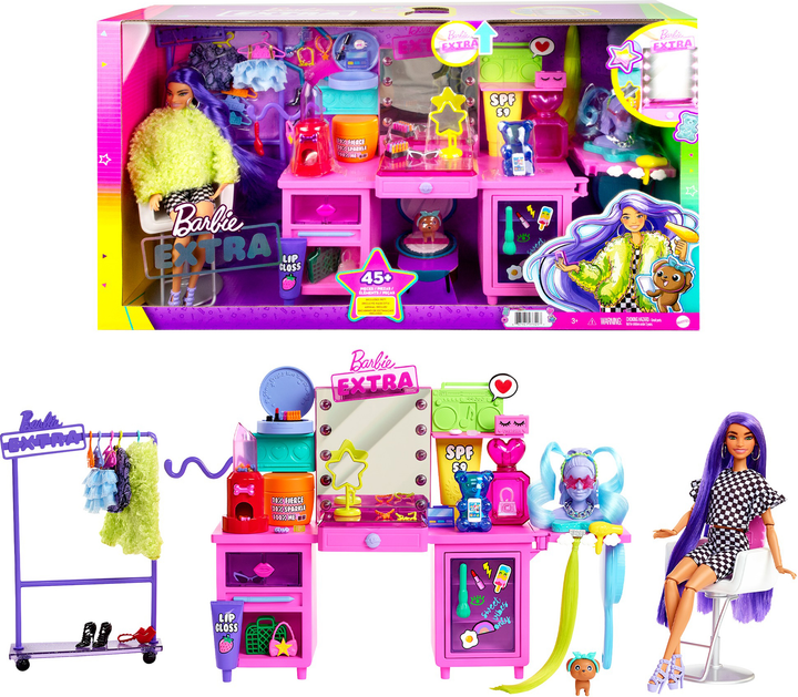 Ігровий набір Barbie Екстра Візажний столик (GYJ70)