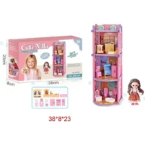 Ляльковий будиночок Cutie Villa ABL1012 з меблями та лялькою